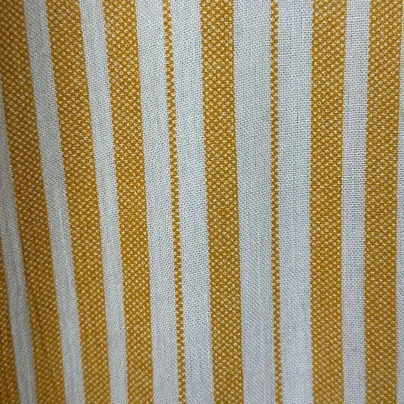 Forever 21 Tunic Top Womens Small Yellow Stripe Loose Fit Travel Breezy Beach - Picture 8 of 12